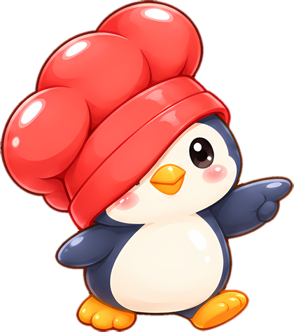 Pip the penguin chef